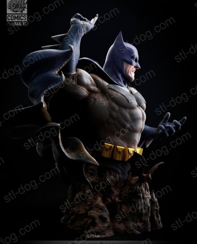 DC 蝙蝠侠（Batman Bust）3D打印图纸